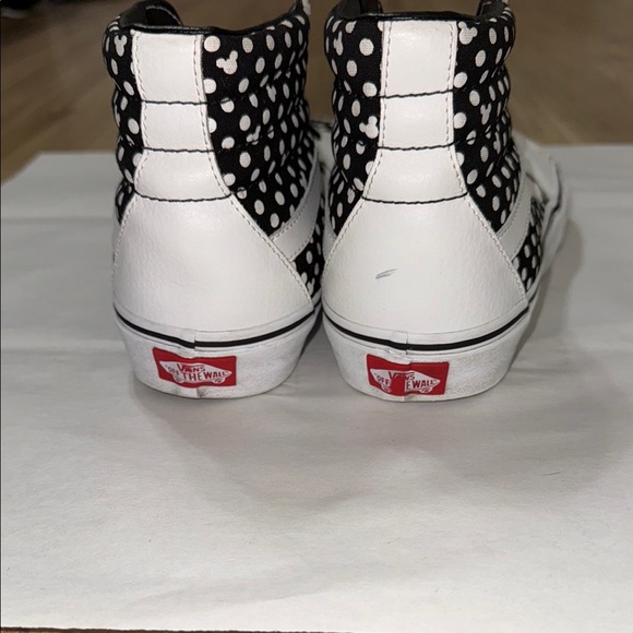 VANS Off The Wall DISNEY X Custom 2018 Mickey Silhouette Polkadots unisex Sz W 9 main image 5